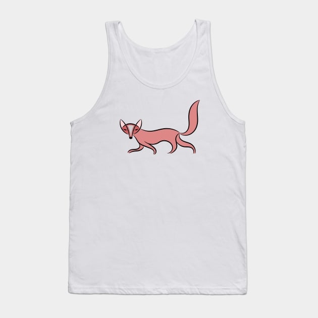 Fox Tank Top by scdesigns